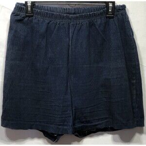 Whats Next Dk Blue Jean Shorts 20 Denim 32" Waist High Rise Capsule Mom